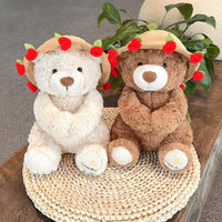 Rose Bouquet Bear Doll Plush Toy