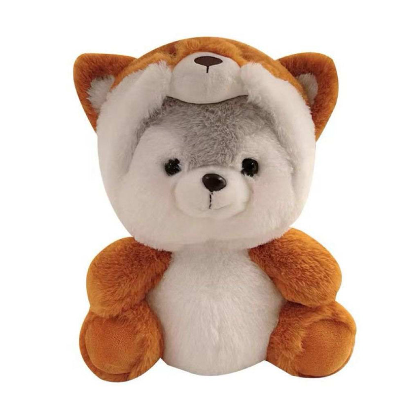 Cute Shapeshift Husky Doll Plush Toy