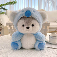 Cute Shapeshift Husky Doll Plush Toy