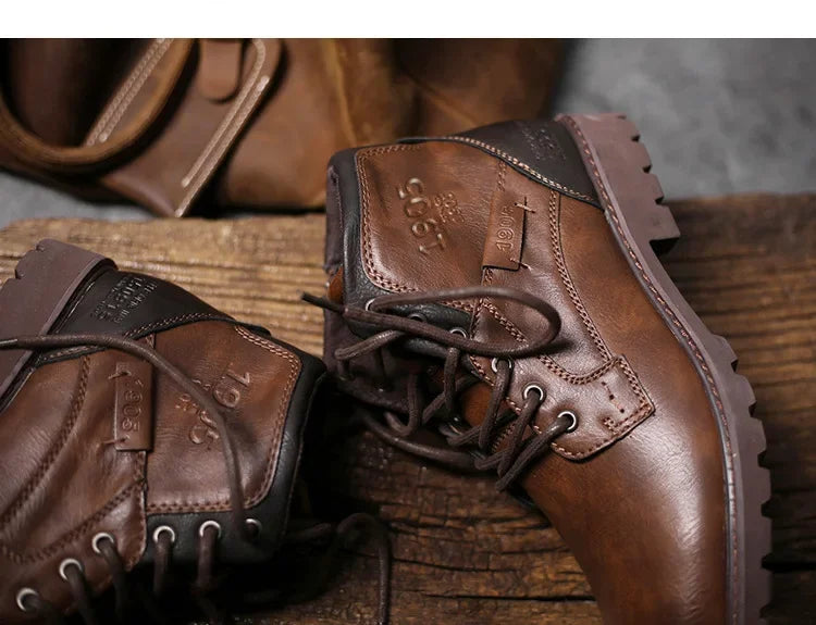 Theodore - Premium Men’s Lace-Up Boots