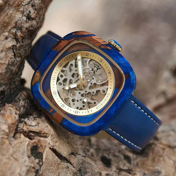 Eclipse Engraved Skeleton Watch