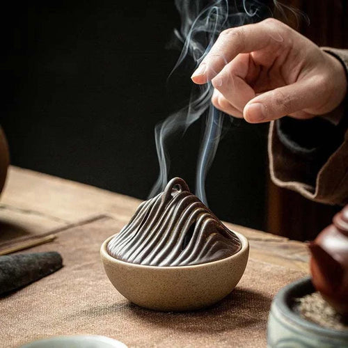 Zen Mountain Incense Burner