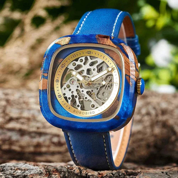 Eclipse Engraved Skeleton Watch