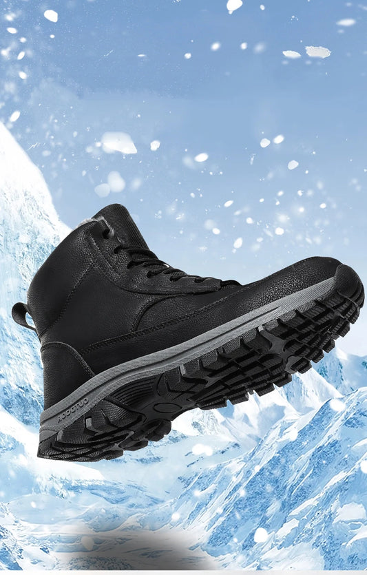 Warm Waterproof Men's Hiking Boots