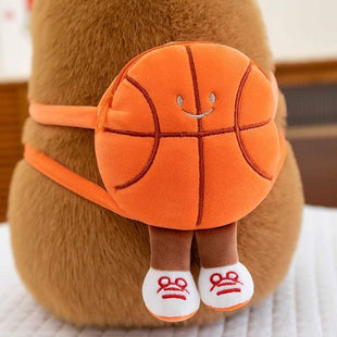 Capabala Doll Satchel Basketball Backpack Plush Toy