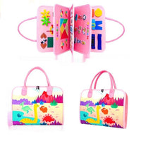 Montessori busy board with dressing buckles for toddlers by Zepivo