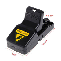 No-touch mouse trap with hygienic hands-free design, 6-pack for rodent control