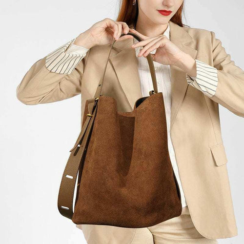 Bolso de mano de piel mate para mujer, de moda para otoño e invierno