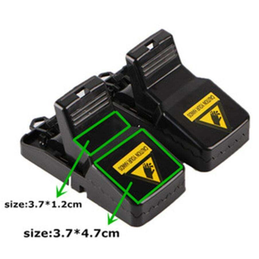 No-touch mouse trap with hygienic hands-free design, 6-pack for rodent control