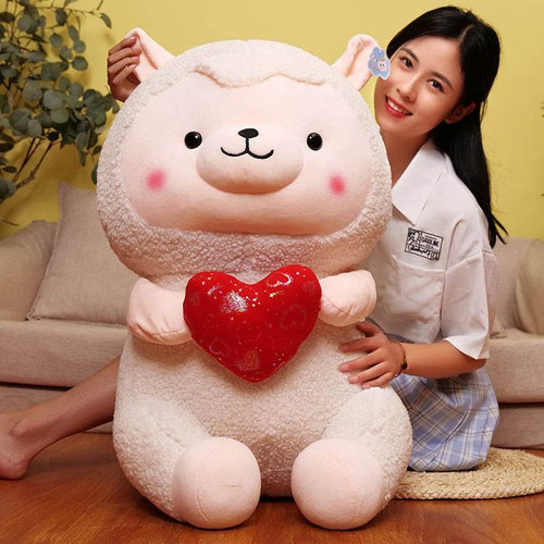 Heart Alpaca Plush