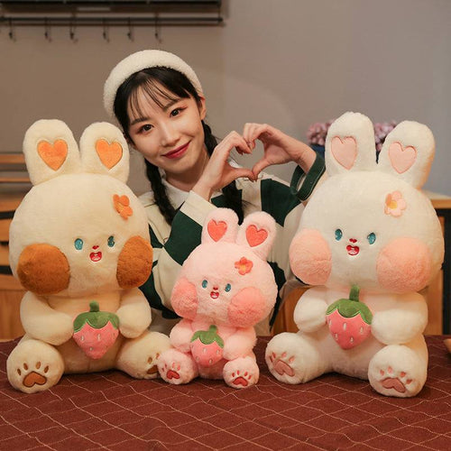 Strawberry Bunny Plush
